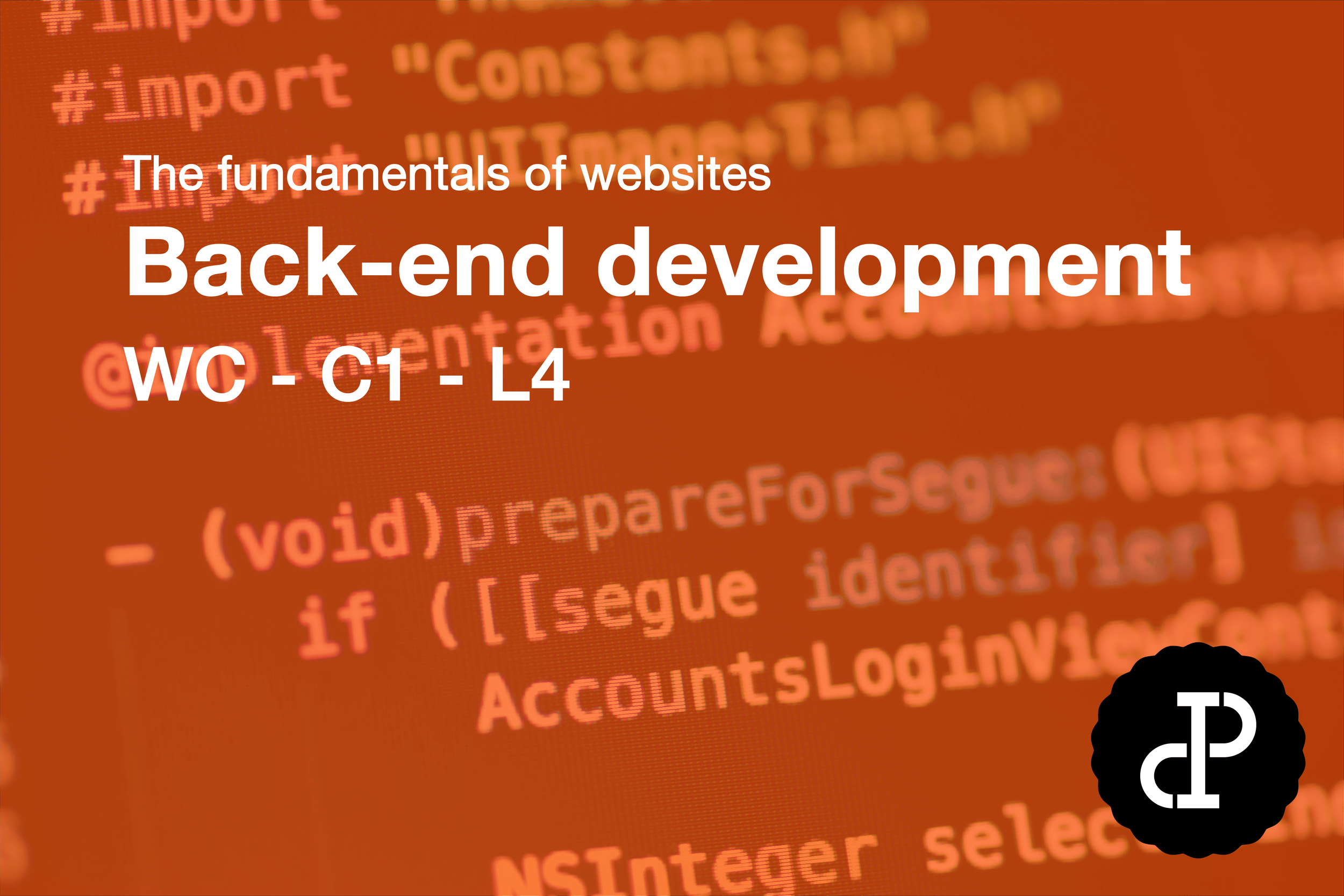 Back-end development