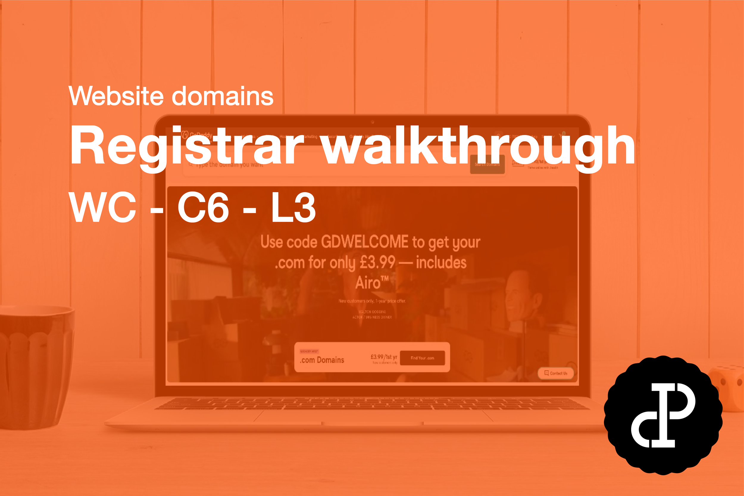 Registrar walkthrough (GoDaddy)