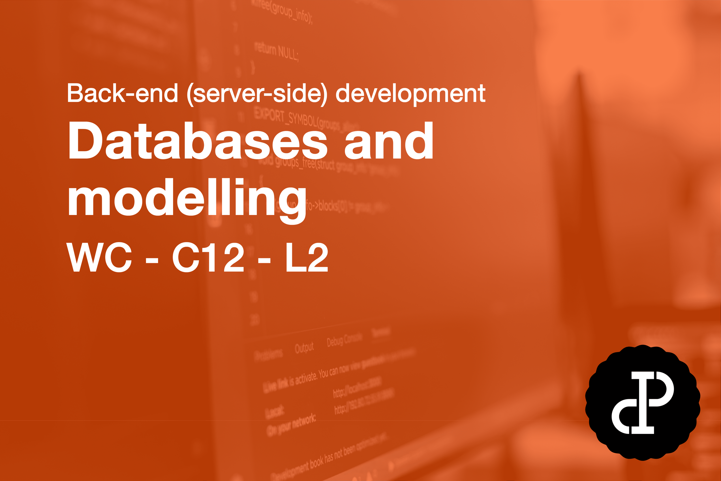 Databases and modelling