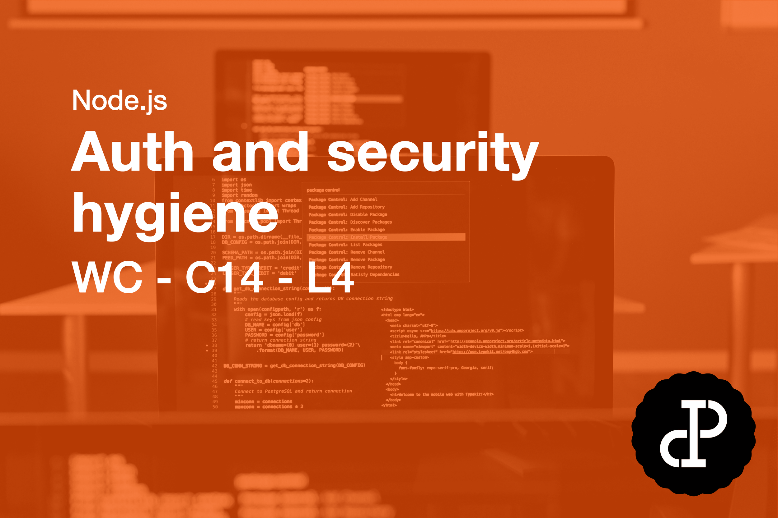 Auth and security hygiene