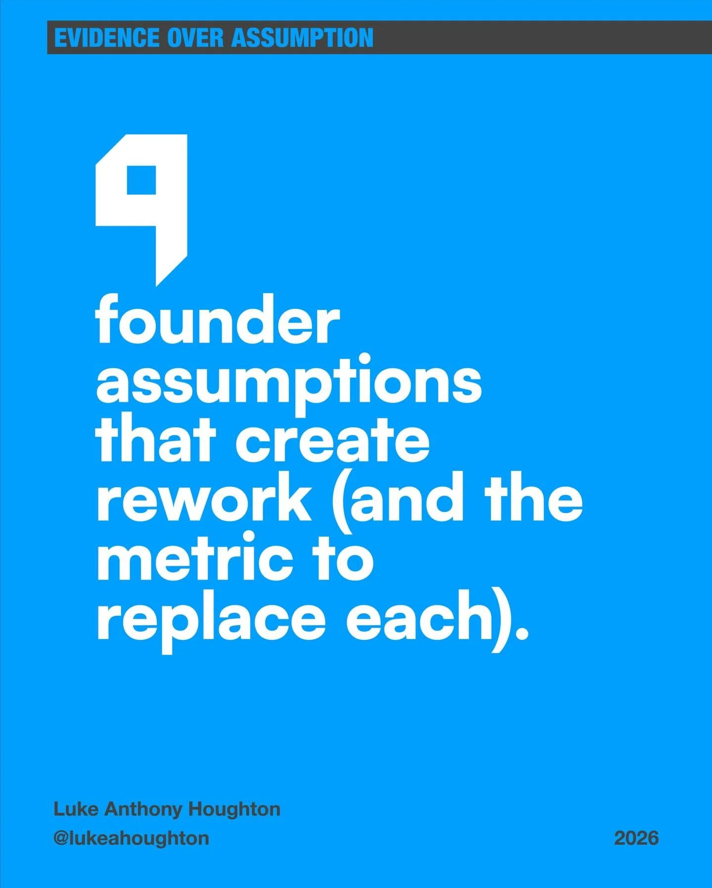 Most rework doesn&rsquo;t come from lack of effort, it comes from one sentence: &ldquo;I assumed&hellip;&rdquo;

Assumptions feel fast in the moment, but they create hidden cost later: unclear messaging, misaligned expectations, wrong priorities, bro