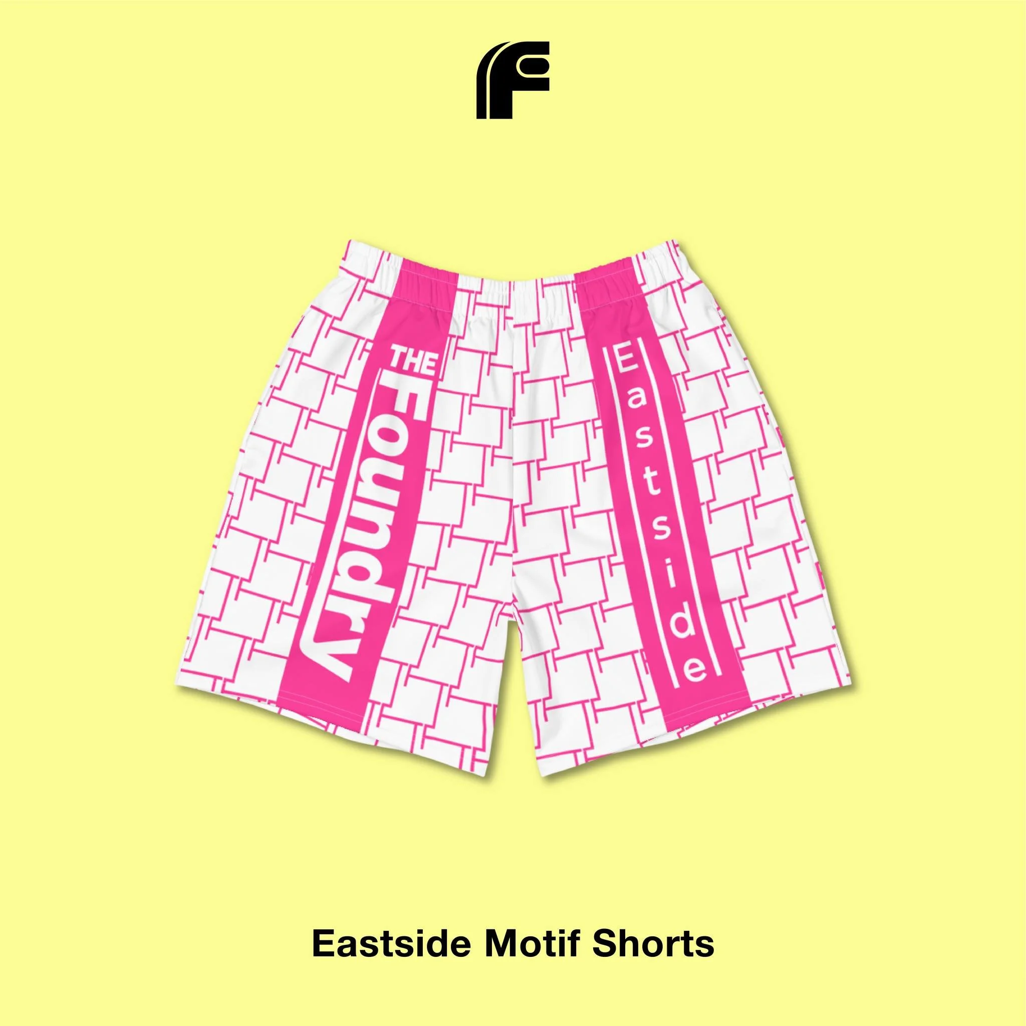 Eastside Motif Shorts
Step into Eastside cool with these Motif Shorts, where metalwork-inspired designs meet premium fabric engineering. Fusing Essex&rsquo;s dynamic energy with East London&rsquo;s industrial edge, they offer a bold visual impact wit