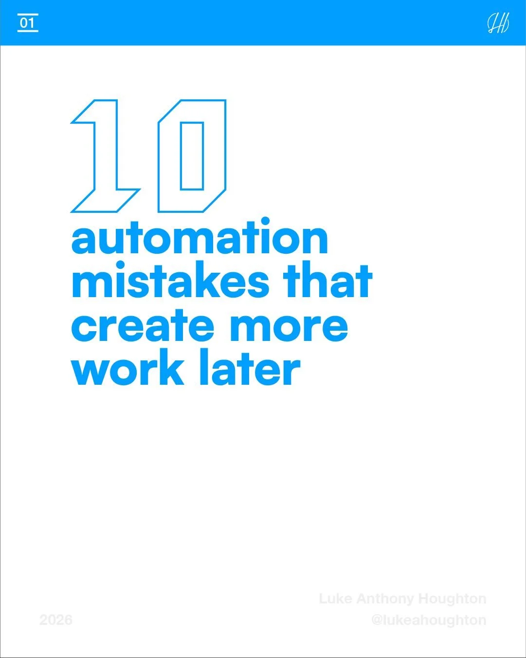 Automation only saves time when it&rsquo;s governed. 

Without standards, it doesn&rsquo;t remove work, it &lsquo;postpones it&rsquo;, then charges interest.

Most automation pain isn&rsquo;t caused by the platform. 

It comes from predictable design
