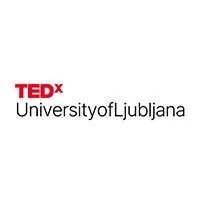TEDx University of Ljubljana logo on a white background