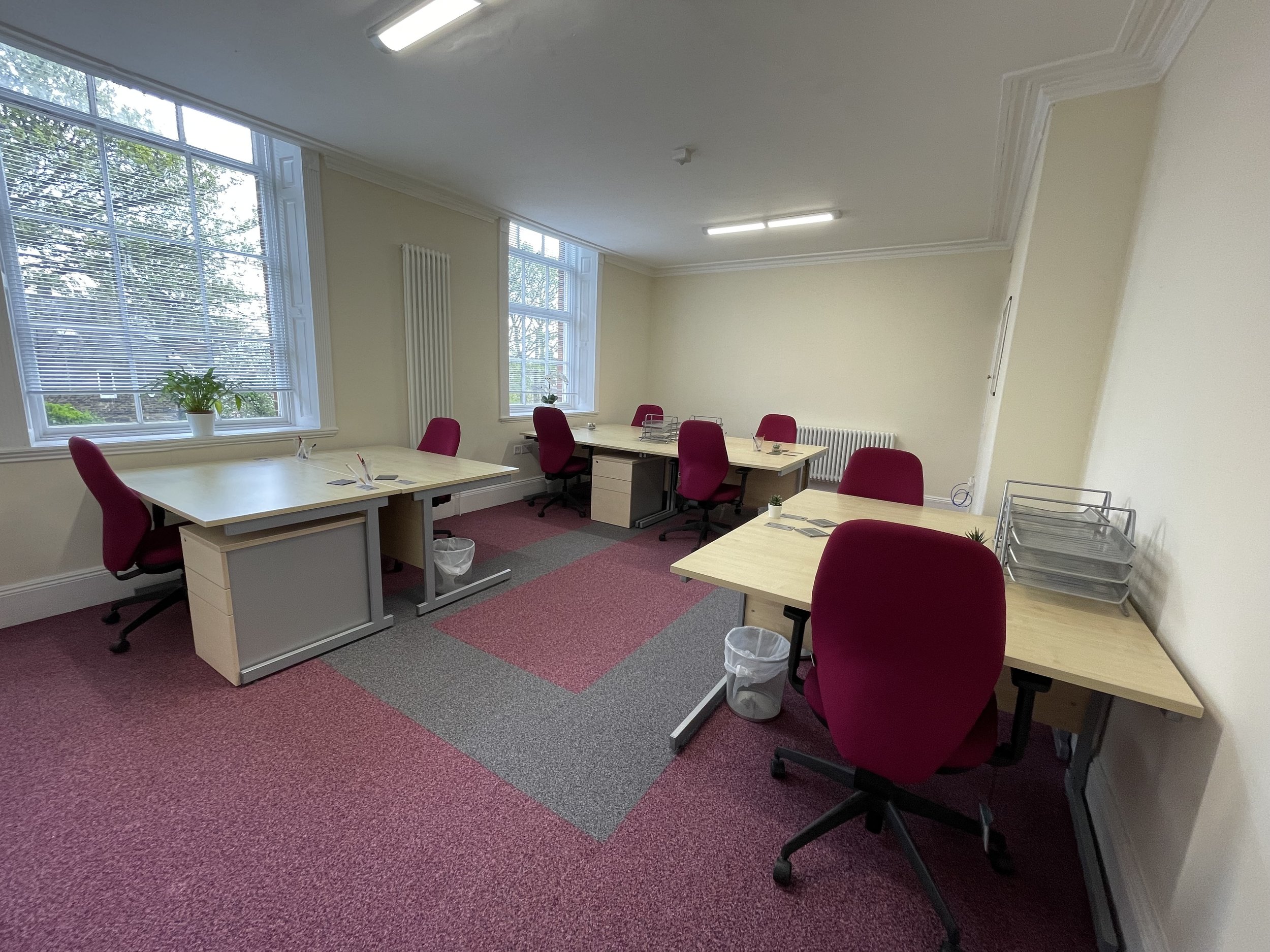 8 person office to rent at The Plex in Wakefield near Westgate Wakefield Train Station and close to the City.