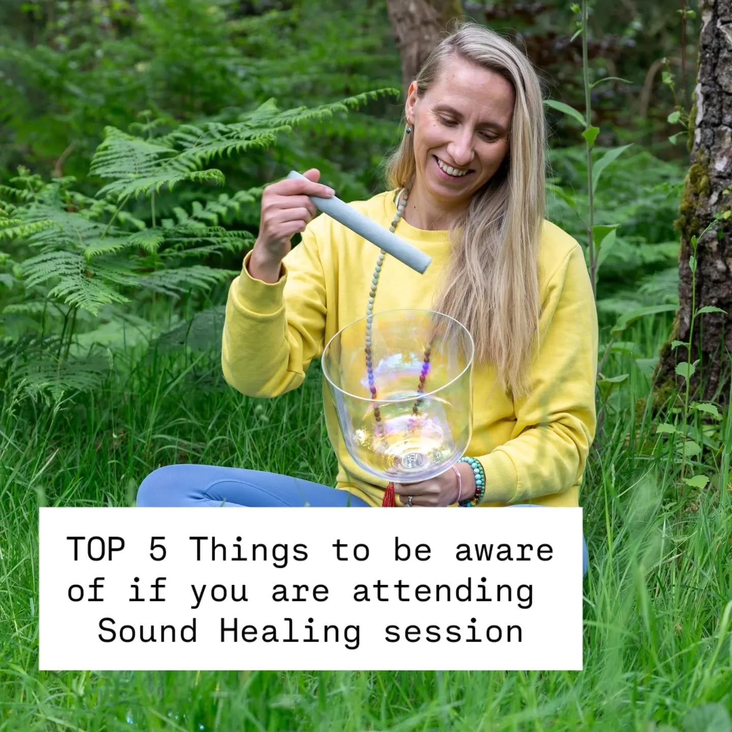 ✨️TOP 5 things to be aware of when attending your sound healing session✨️

As there is way too much buzz about sound healing, and everyone is now becoming a sound healer or sound practitioner, well, this is what to look out for👇

✅️Ensure that you k