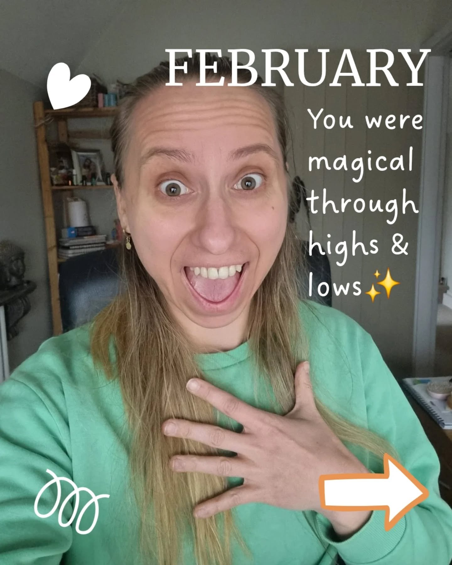 ✨️February, you were magical through many lows and highs. Through many laughs and tears, you uplifted my spirit and show me that things can be a bit lighter. Here are some snippets.🥰

&bull;Hubby moved all the kitchen floor rubbish from our cottage 