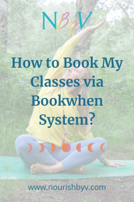 How to Book Your Yoga Class with Nourish by V?