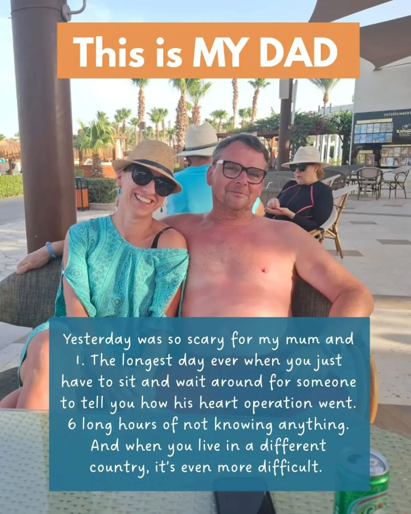 This is my dad who lives in Czech with my mum. He is 57, and in fact, he came into my life when I was around 8 years old.

When my biological father walked out on my pregnant mum a week before their wedding, it was  tough on her. And all my life, eve