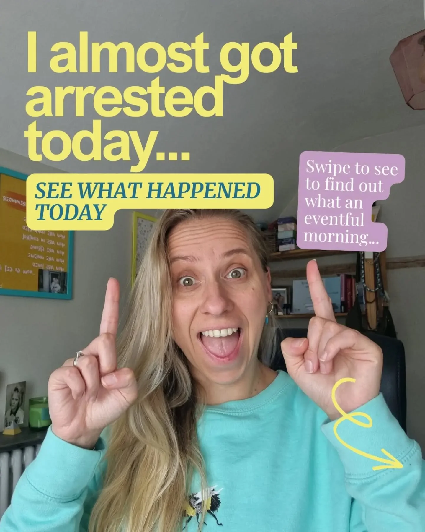The reality of a yoga teacher.

I almost got arrested before teaching a yoga class. 🙈

Swipe to find out how I ended up trying to break into a stranger's key safe, 15 minutes before class... 👉 (Spoiler: the right house was ONE DOOR UP. 🤦&zwj;♀️)

