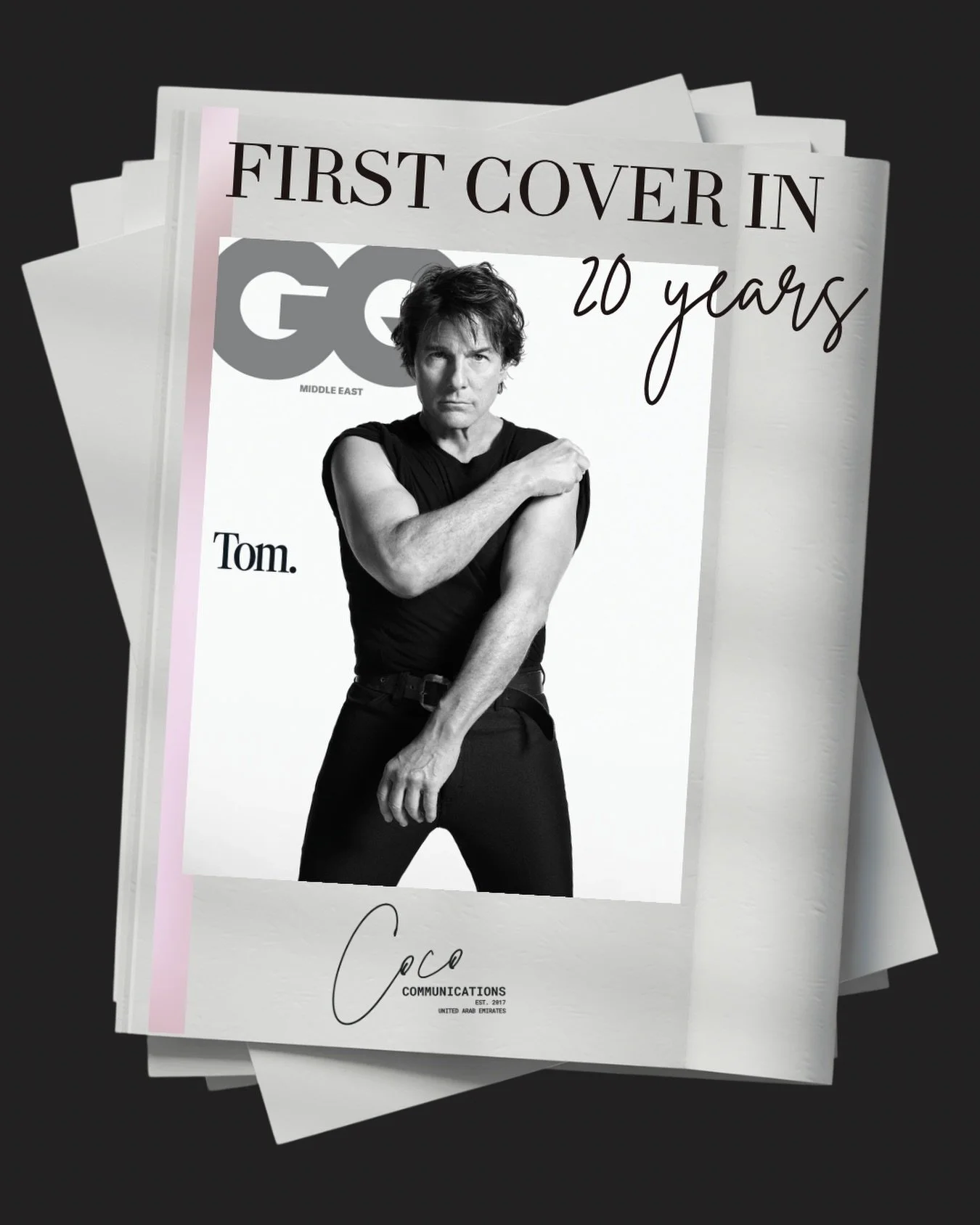 Now that&rsquo;s a cover moment ✨

In celebration of the release of Digger, Tom Cruise marks his first GQ cover interview in 20 years and forms part of the publication&rsquo;s biggest global cover launch to date, spanning 20 editions worldwide, inclu