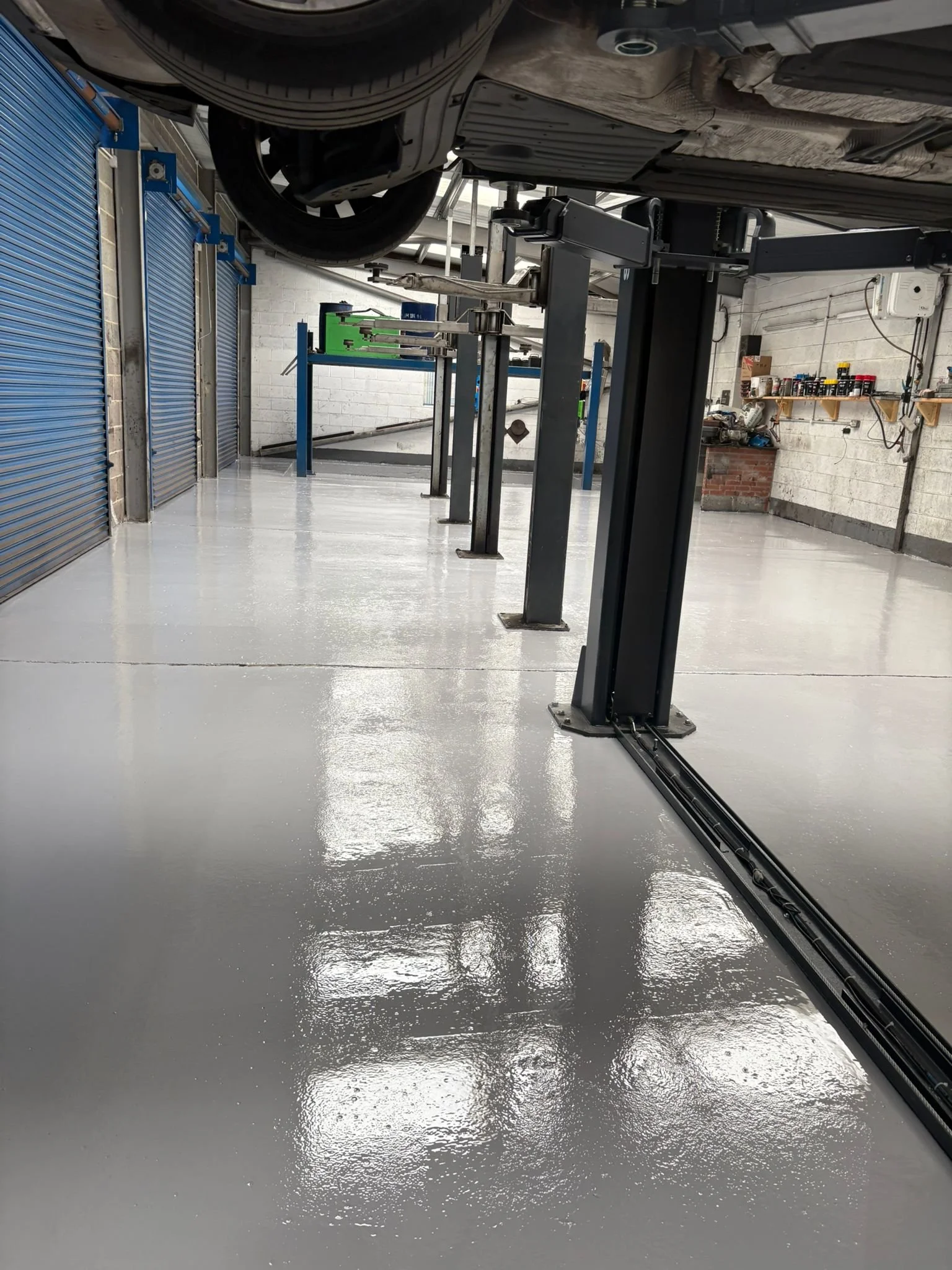 commercial garage epoxy resin flooring, Leedsg