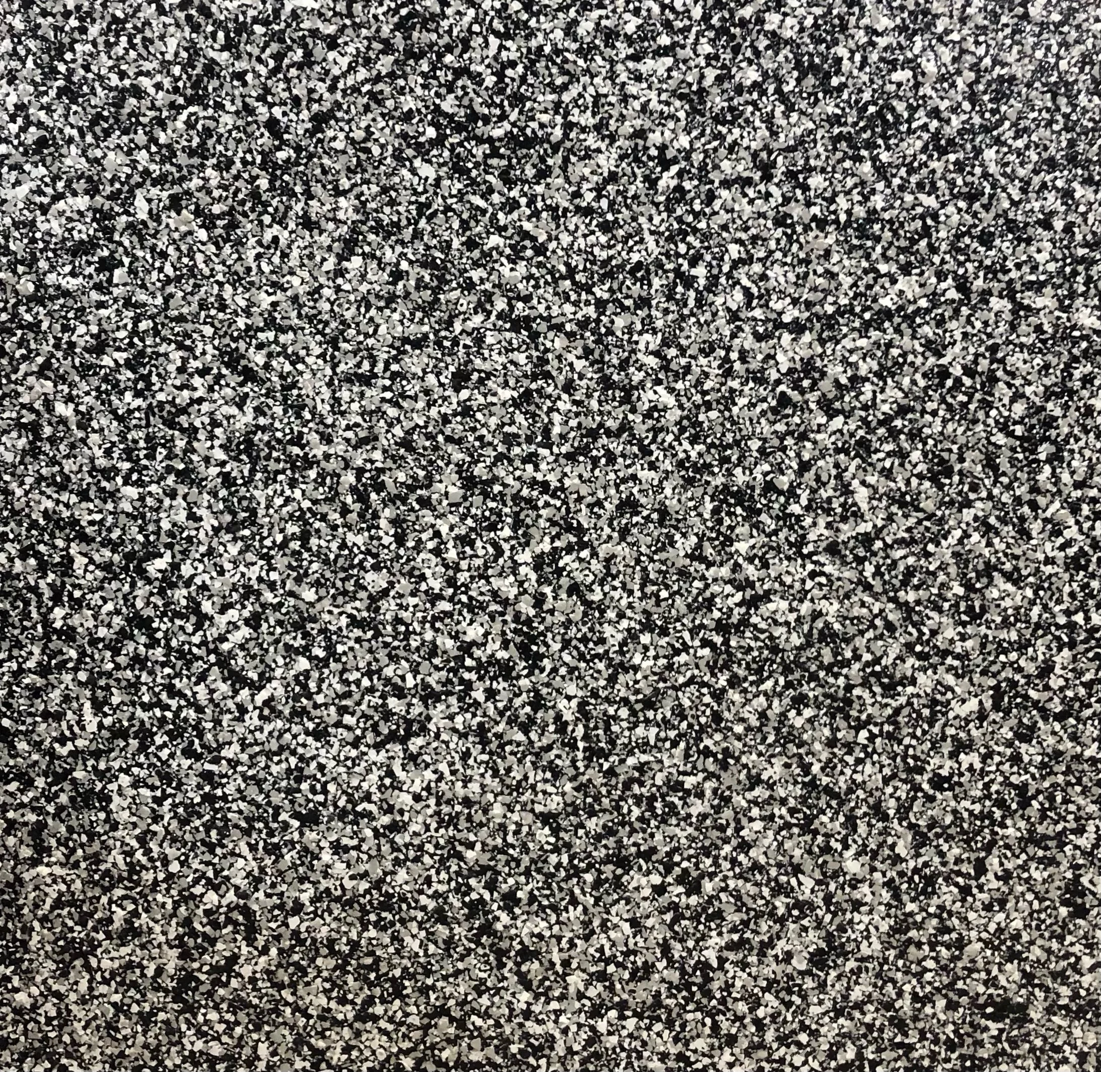 Polyaspartic flake floor