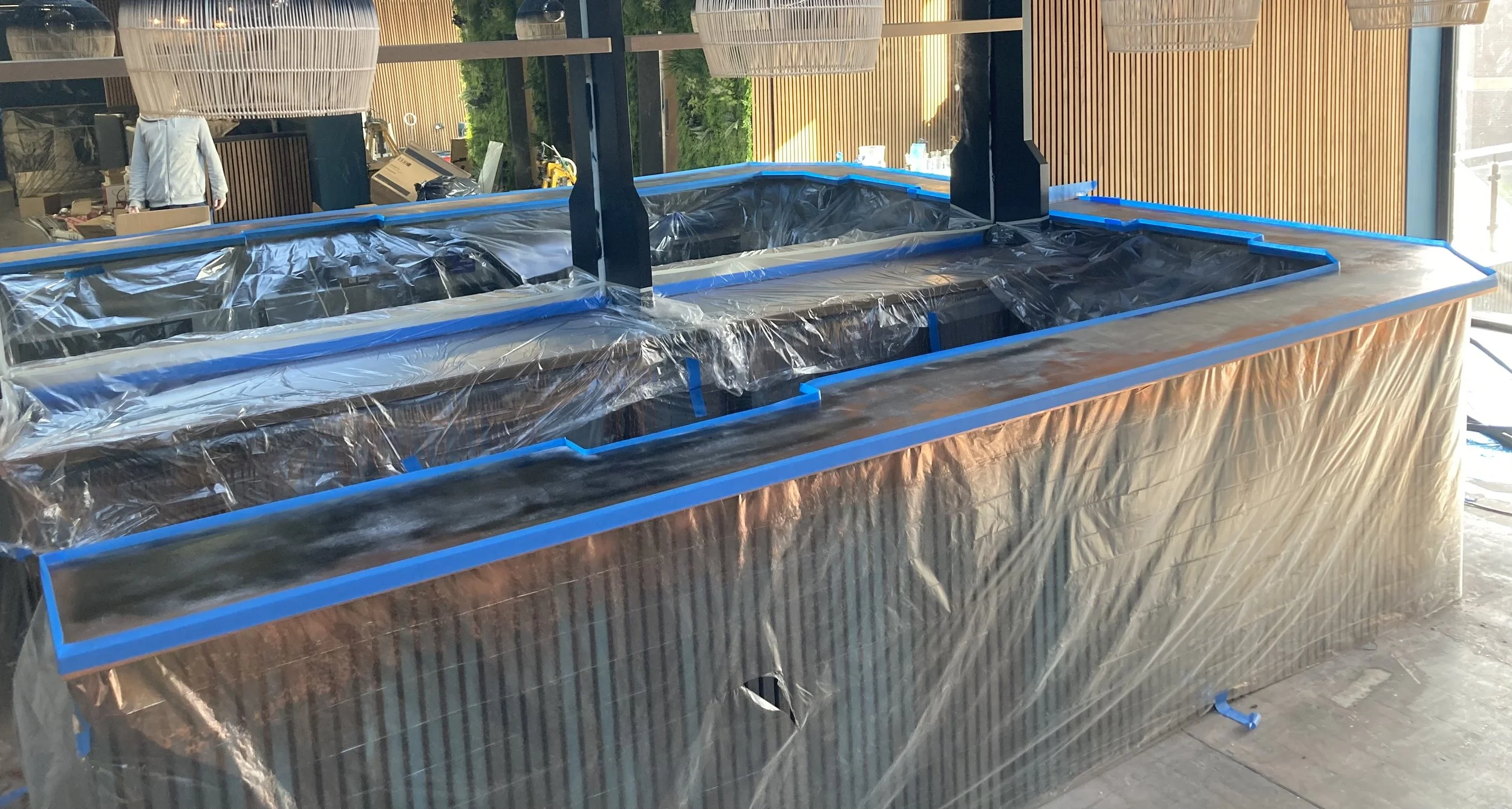 epoxy resin bar preparation