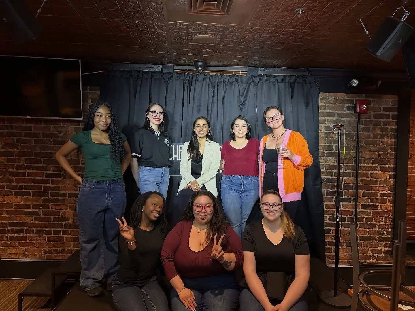 What a way to spend International Women&rsquo;s Day. Full lady lineup, full lady crew working the club❤️ #standupcomedy #womenincomedy #clt #internationalwomensday