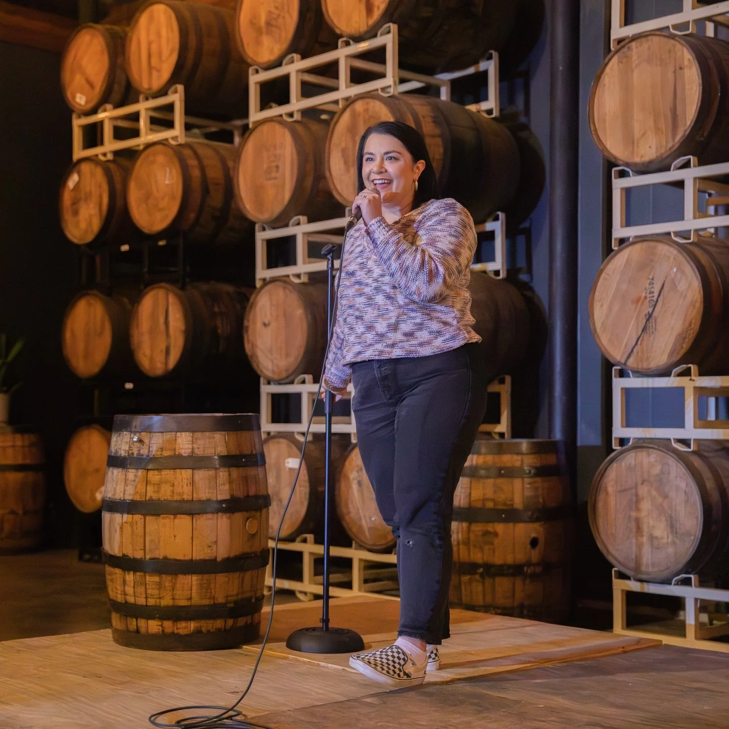 Had a good time last week at @lennyboybrewingco with some very funny peeps. Thanks for having me, @kingjasonallen and thanks for taking these @noah.kux 🙌🏼 #standupcomedy #charlottenc