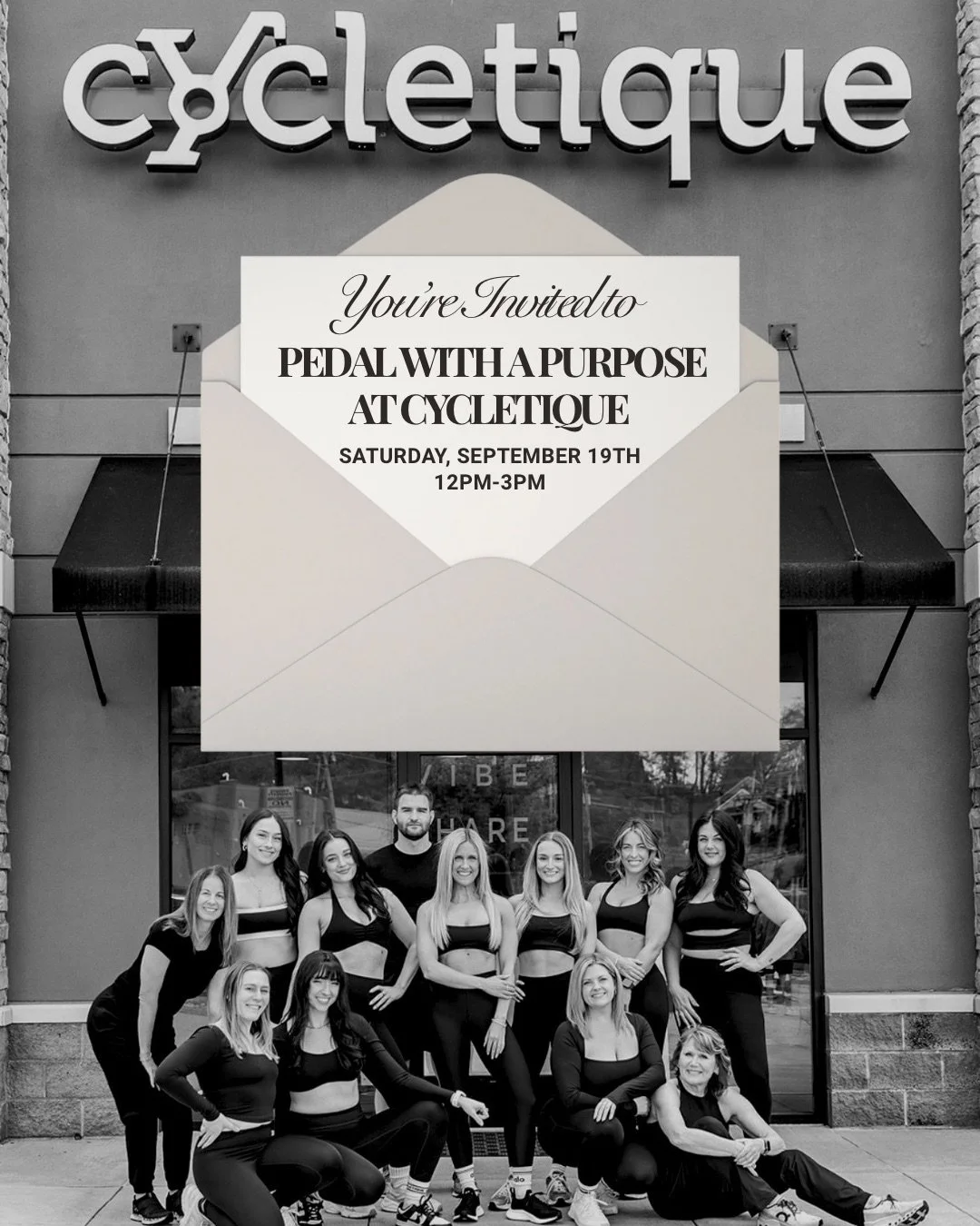 🚴&zwj;♀️ Pedal with a Purpose! 💛

Grab your friends, family, coworkers, or cycling crew and join us at Cycletique for a special three-hour team cycling fundraiser benefiting Caring for Kids - The Carrie Martin Fund.

📅 Saturday, September 19th
⏰ 1