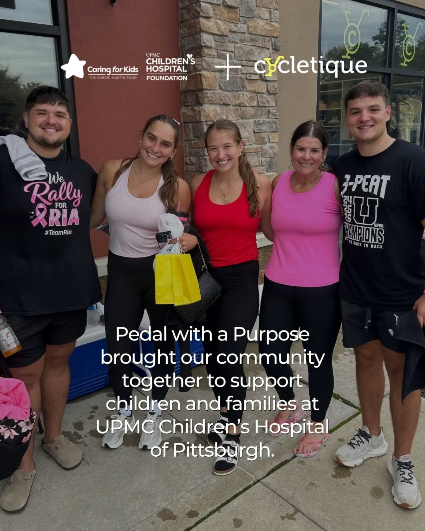 What a ride! 🚴&zwj;♀️💛

Pedal with a Purpose brought our community together for an afternoon of teamwork, determination, and giving back. We&rsquo;re so grateful to everyone who rode, supported the event, and helped make a difference for children a