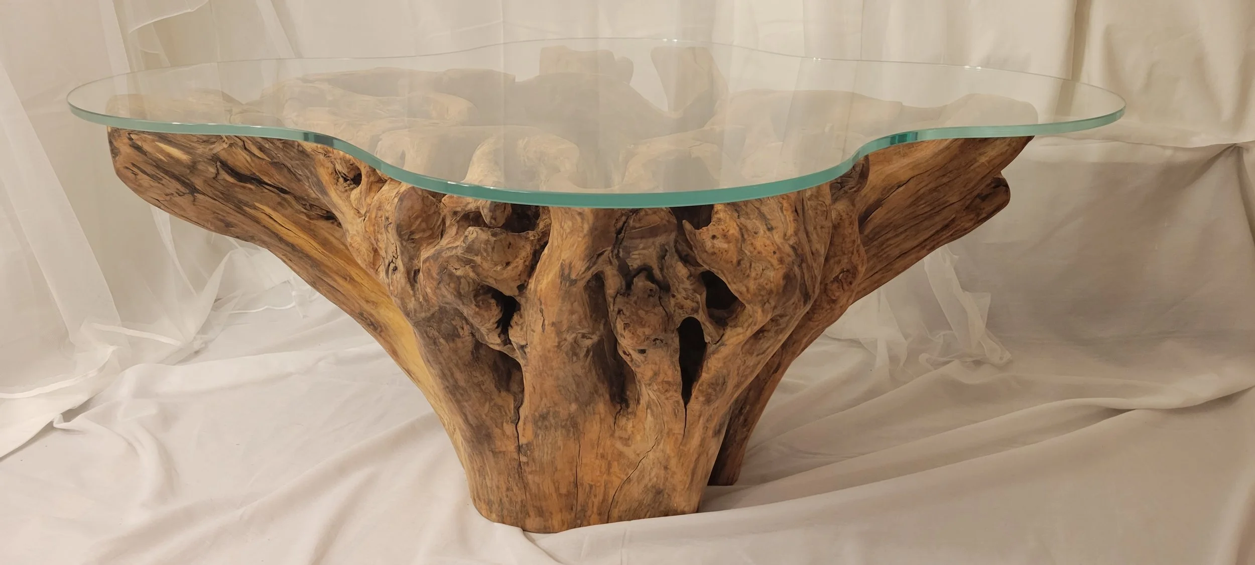 Driftwood Coffee Table — Duluth Driftwood Art by Wilmer Roballo