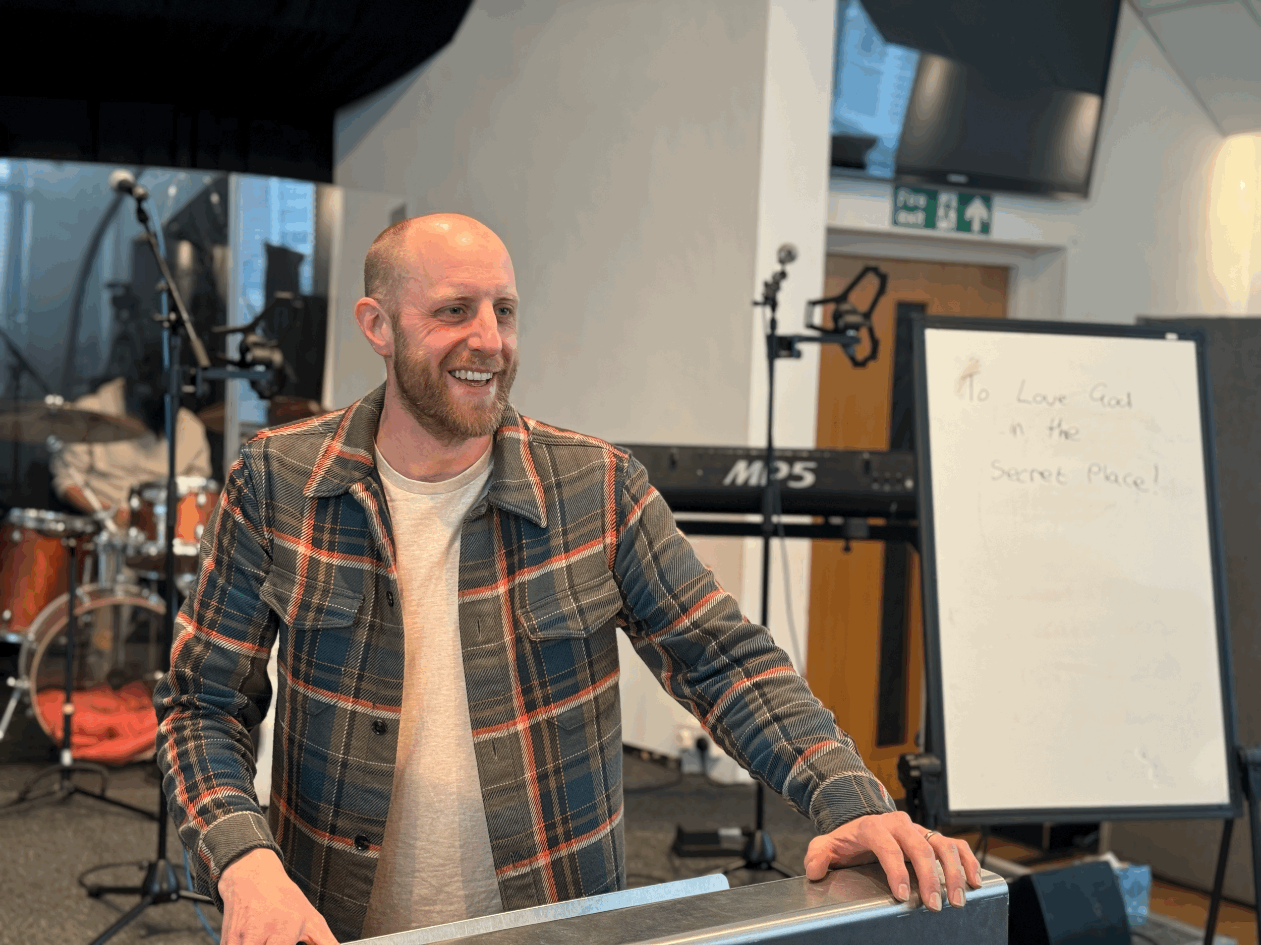 Love God in the secret place.