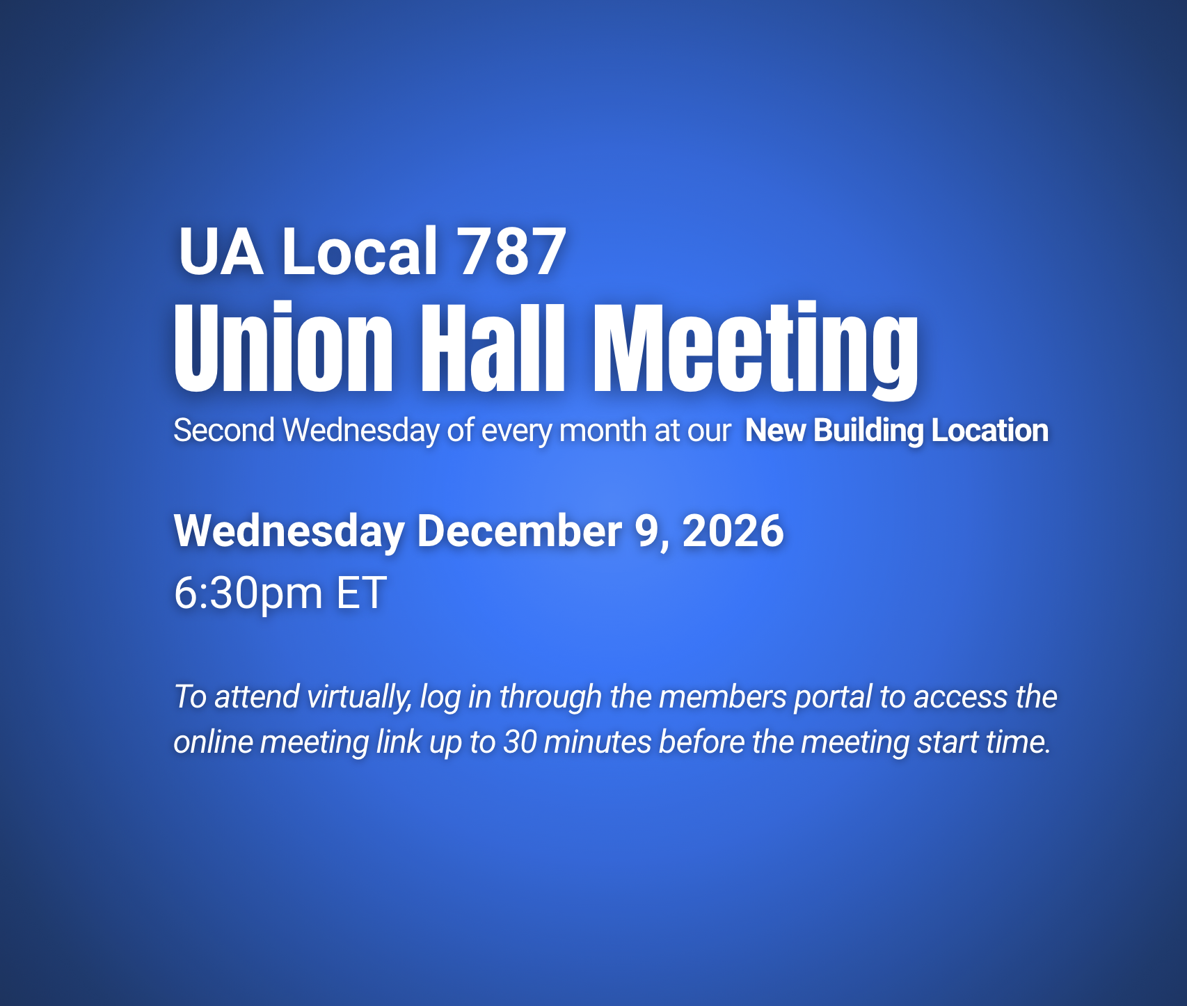 Union Hall Meeting