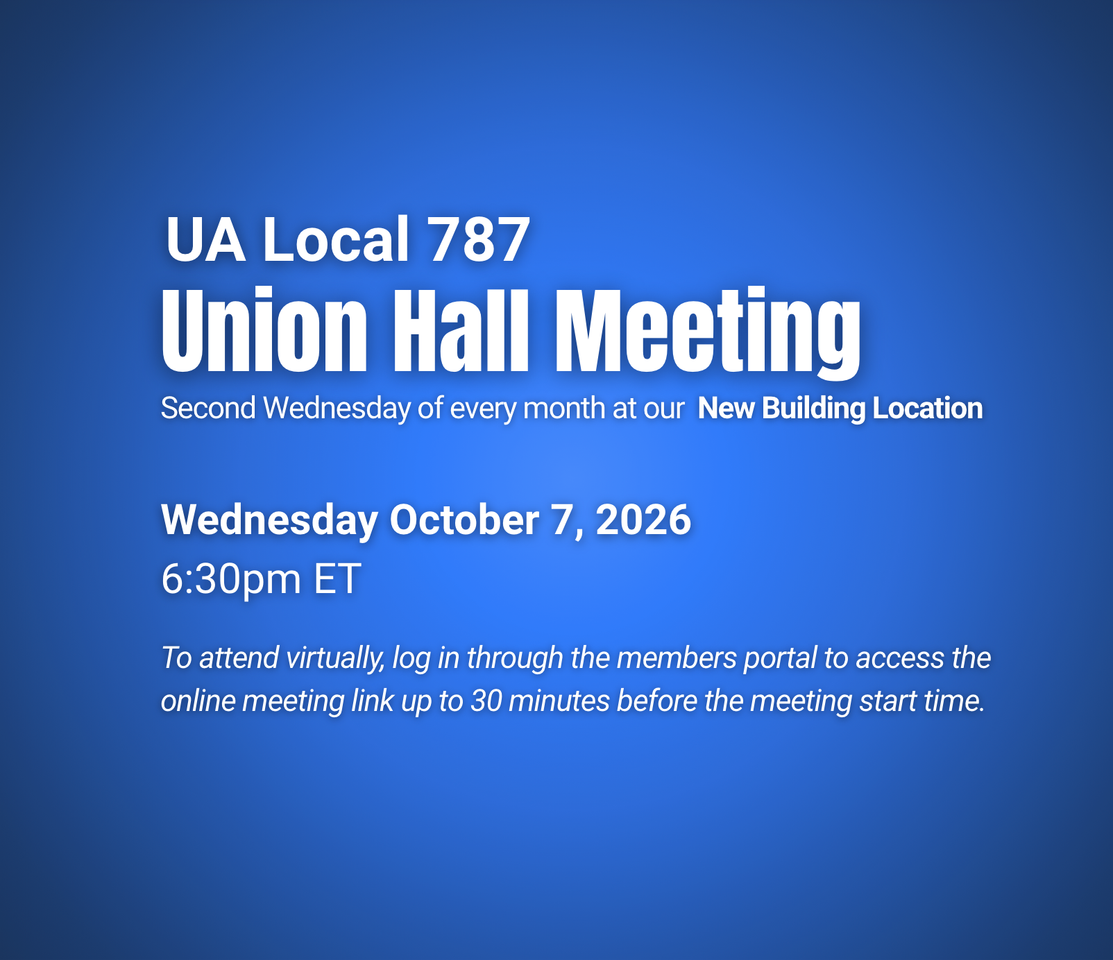 Union Hall Meeting 