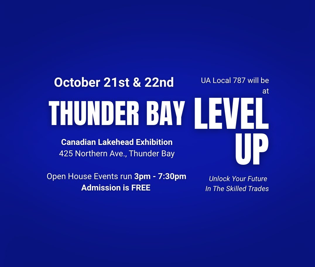 UA Local 787 at Level Up Thunder Bay 