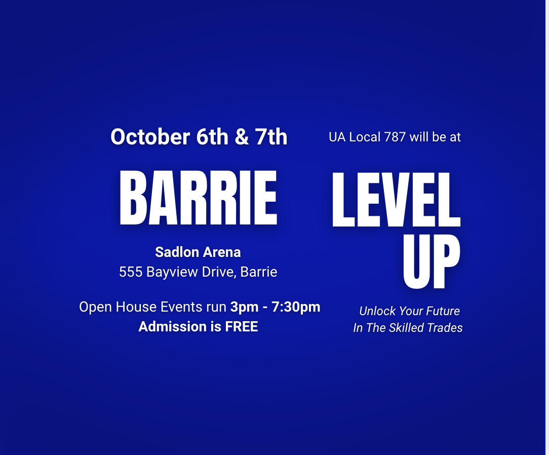 UA Local 787 at Level Up Barrie