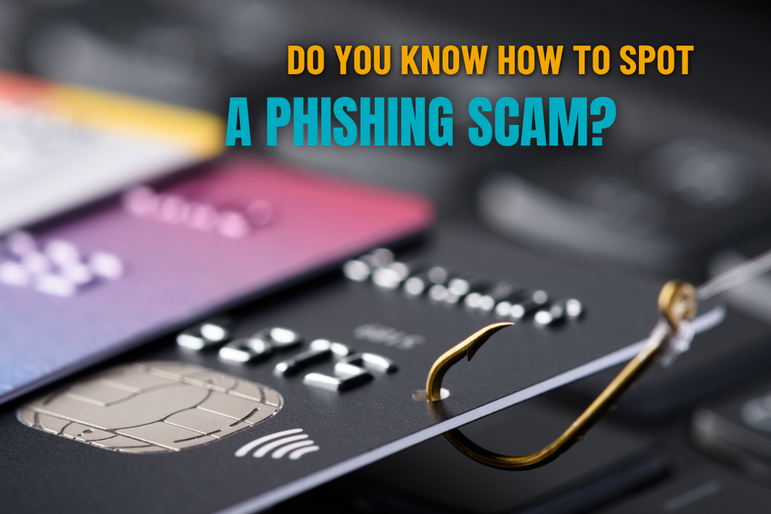 a fishing hook has caught and is dragging a credit card