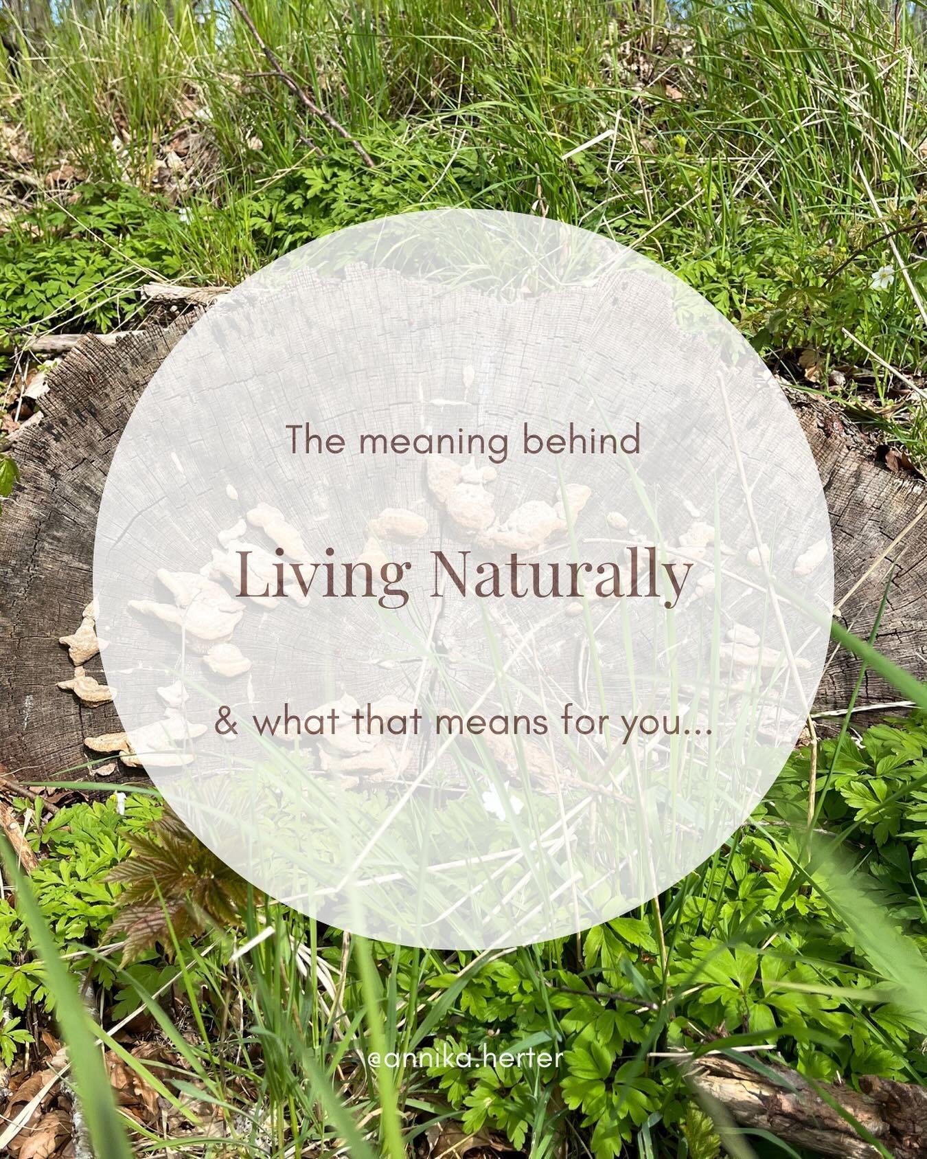 💚Living Naturally&hellip; about the name of my work, the mystical way this came to me &amp; how this relates to you:

The name Living Naturally came to me, at night, in my dreams and yet, I wasn&rsquo;t dreaming. The name came to me out of the black