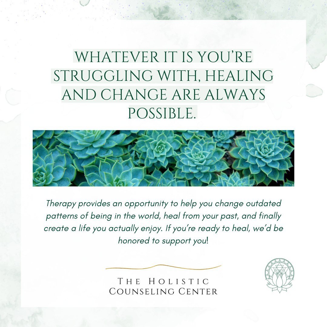 No Matter what you&rsquo;re struggling with... healing and change is always possible. 🌟 Our Therapists can help!

In individual therapy, you&rsquo;ll learn to:
&rarr; 🌿 Practice self-care that actually works so you can feel more calm, grounded and 