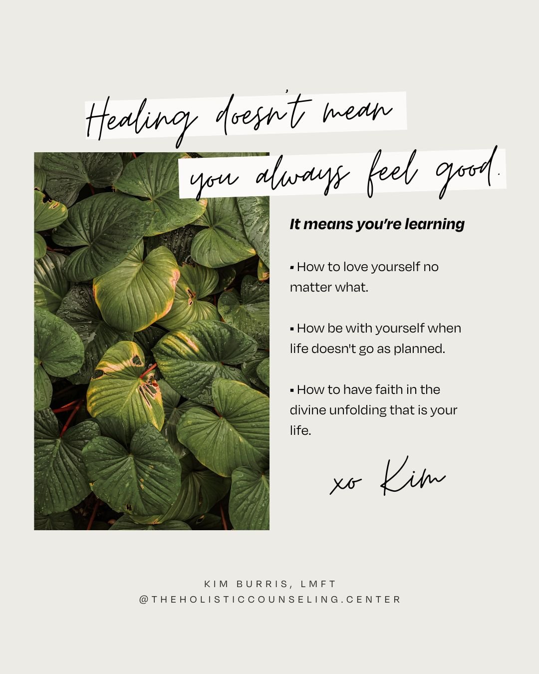 Healing doesn&rsquo;t always look like peace and light. 🌿
Sometimes it looks like tears, fatigue, resistance, or feeling lost.
But even in those moments, something sacred is unfolding.

Your nervous system is learning safety again.
Your heart is rem