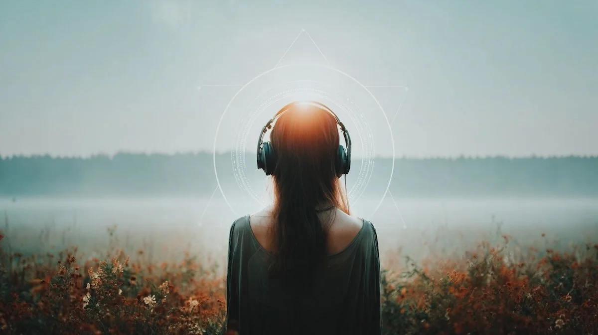 brainspotting meditation, guided brainspotting meditation, self-spotting meditation, bilateral stimulation meditation, bilateral music guided meditation