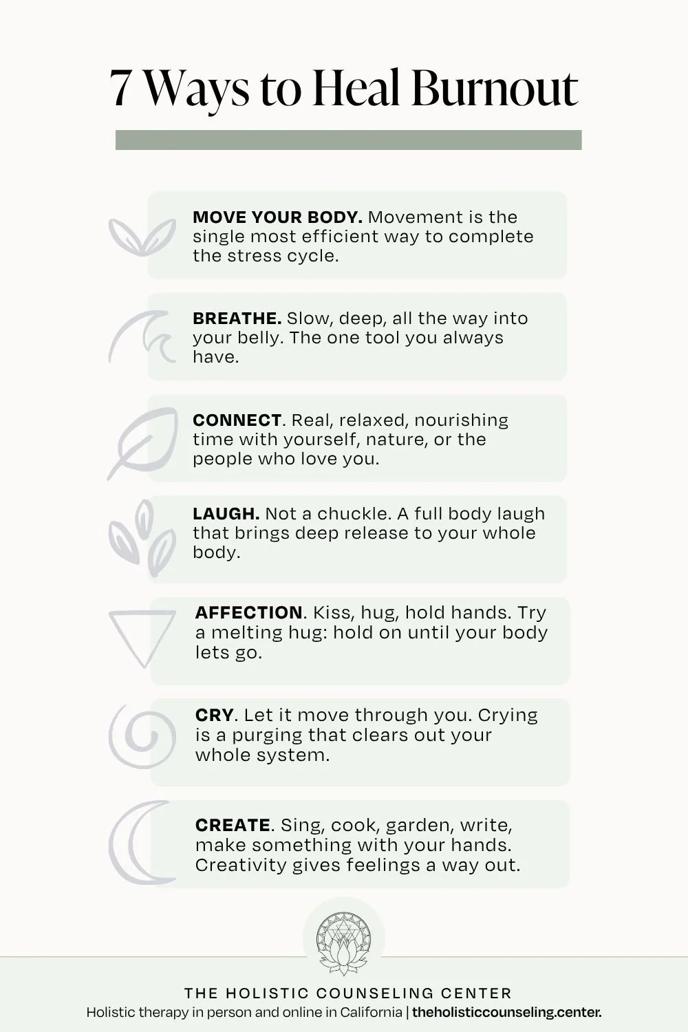 how to heal burnout, burnout recovery practices, healing burnout
