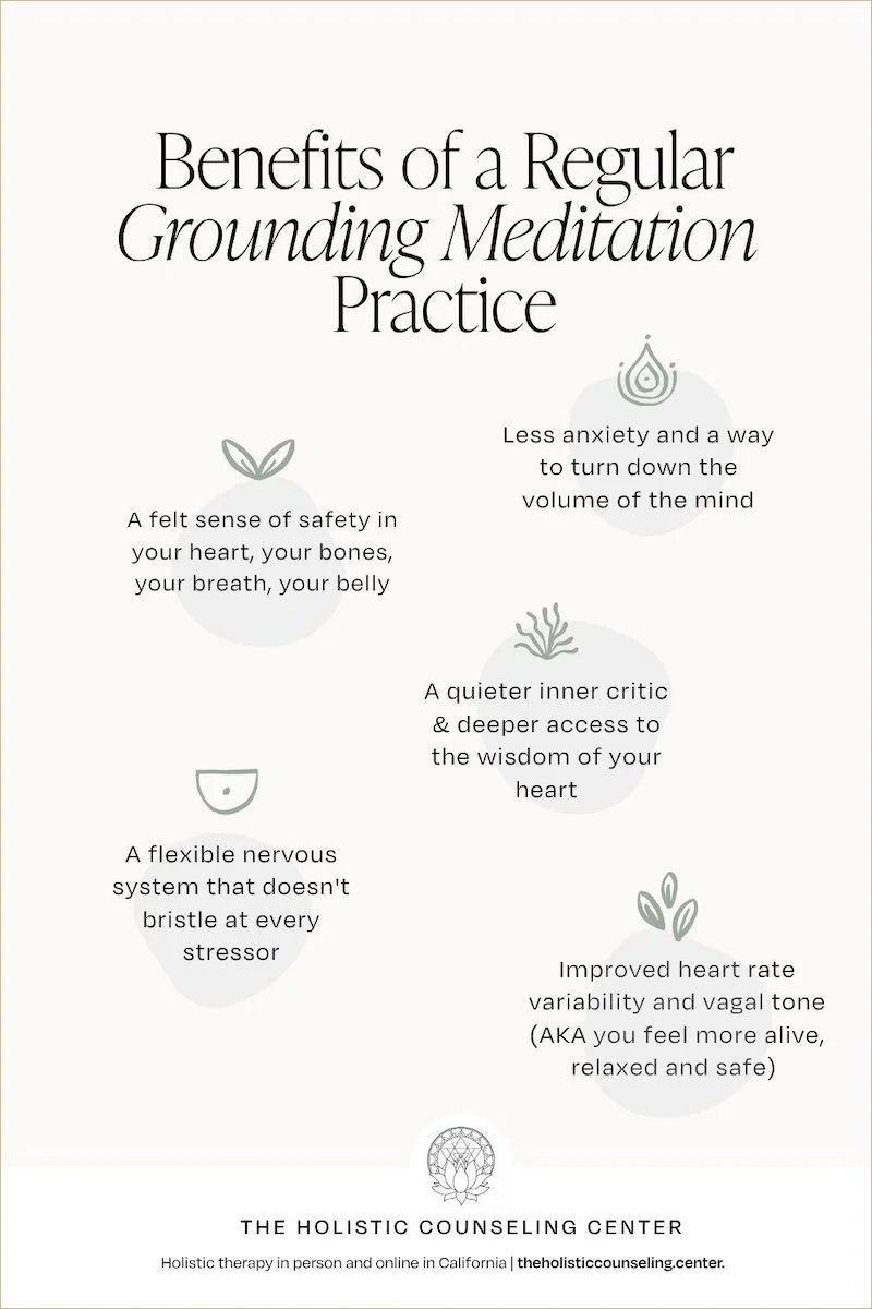 grounding meditation benefits