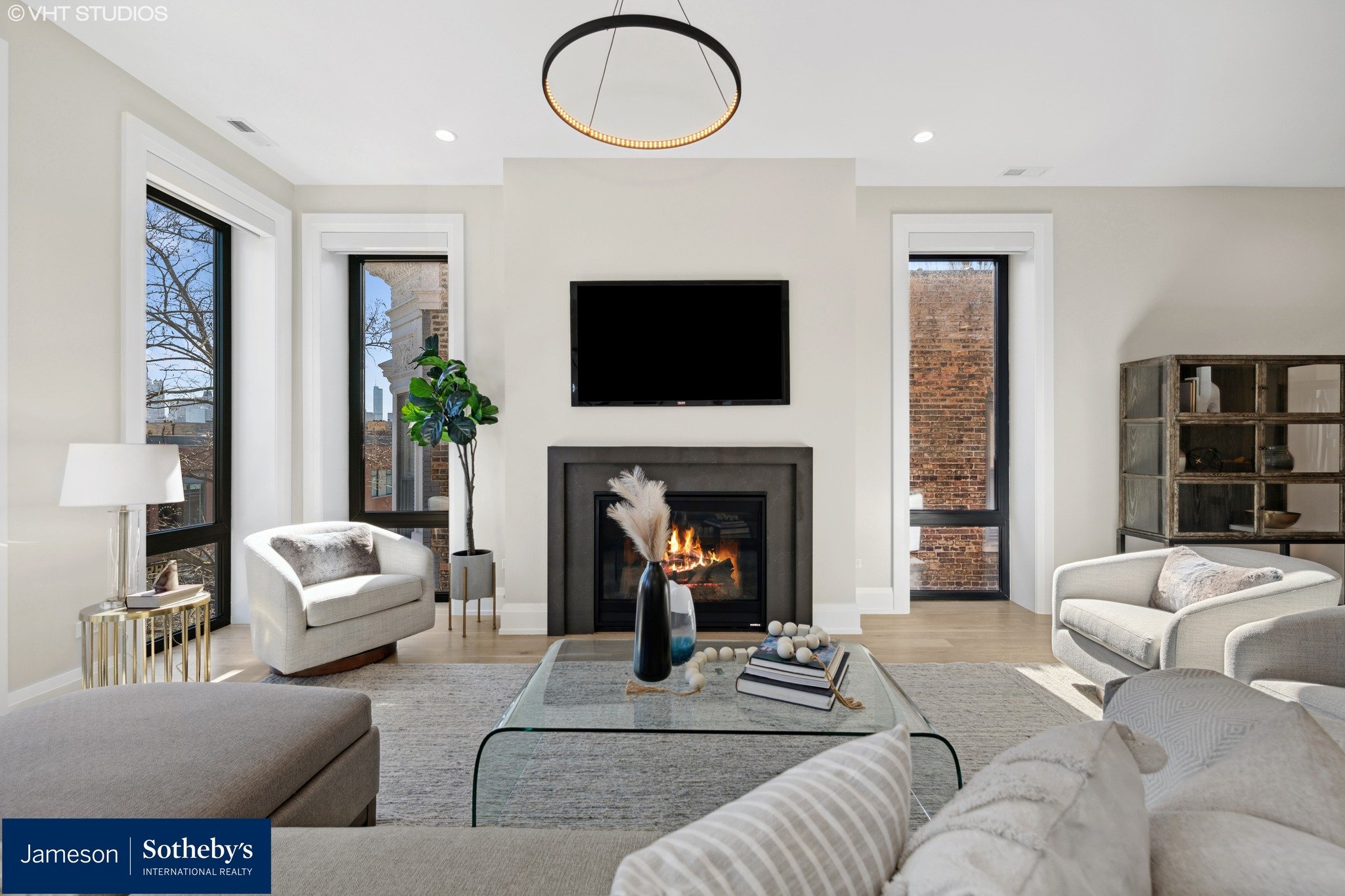 Luxury living in the heart of Lincoln Park. We staged this exceptional brand-new construction rental with a lighter color palette to complement the sophisticated designer finishes. 

The sprawling floor plan gave us plenty of space to create defined 