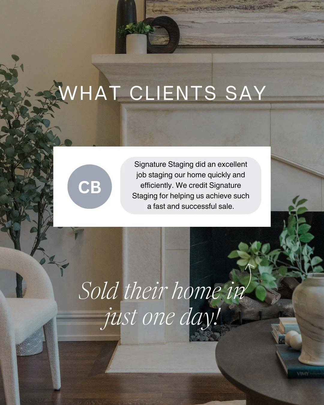 Homes don&rsquo;t just sell quickly by chance; thoughtful staging makes all the difference. We&rsquo;re so grateful to this client for trusting us with their home, and even more excited to celebrate a one-day sale together.

#signaturestaging #signat