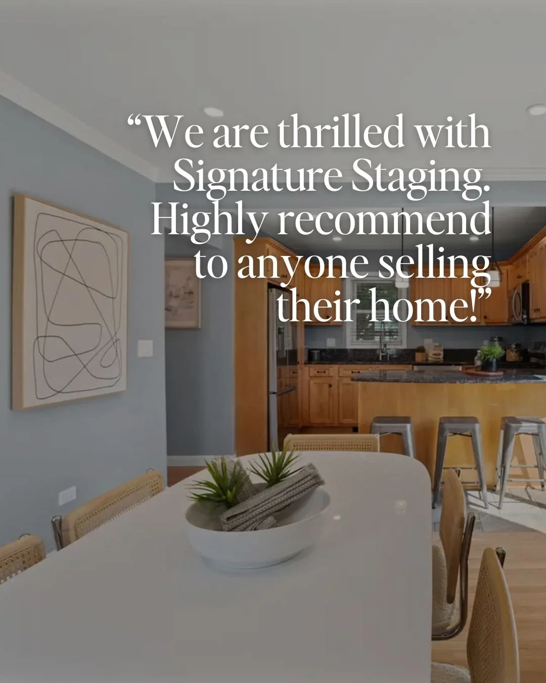 Staging doesn&rsquo;t just prepare a home for sale, it positions it for success.

This client trusted the process, and their home sold in just five days for over asking.

We&rsquo;re grateful for every opportunity to help sellers make their move with