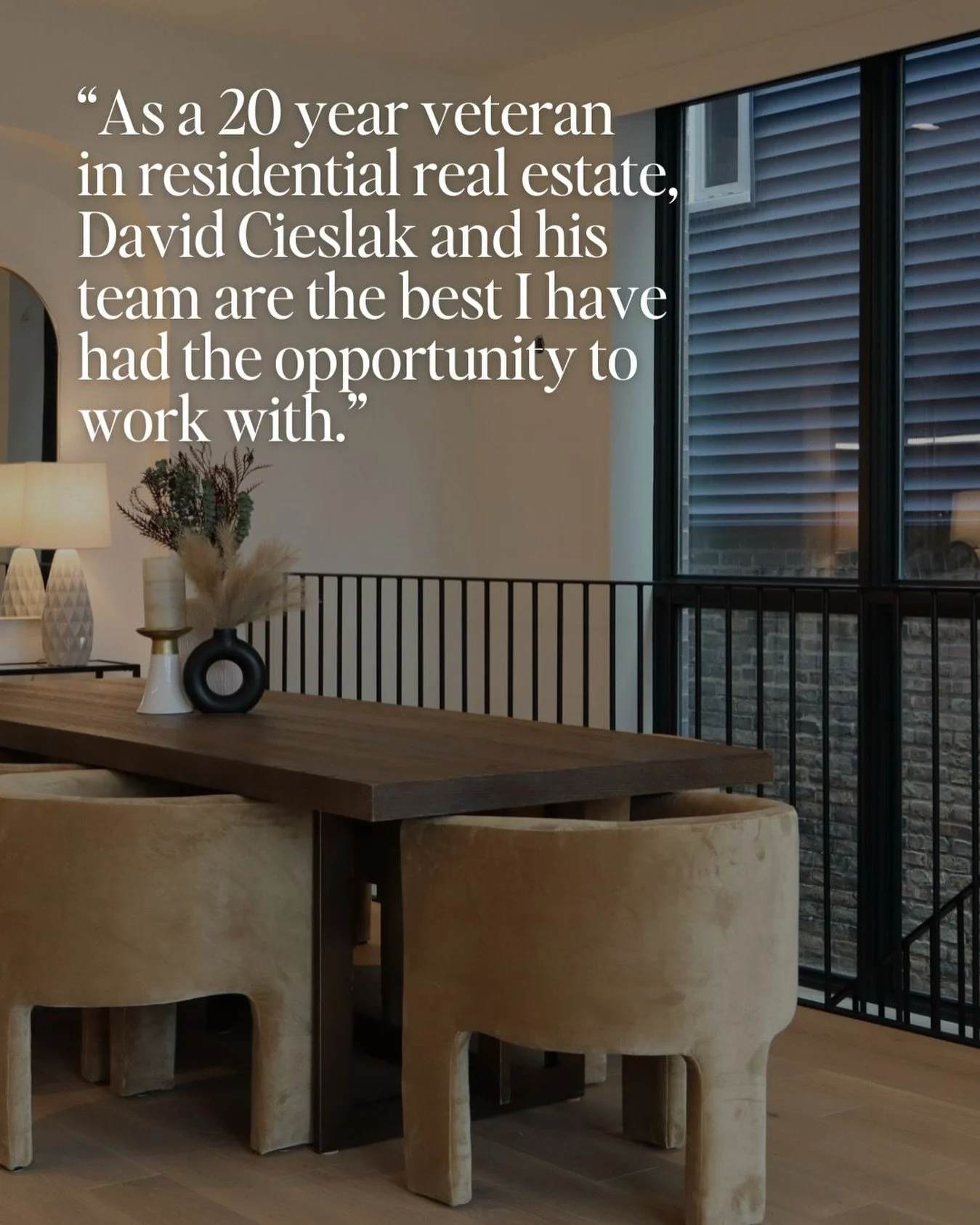 From thoughtful preparation to buyer-focused design, we partner with Chicago&rsquo;s top agents to ensure every home resonates with today&rsquo;s buyers.

Grateful for the trust, the relationships, and the work that continues to raise the standard in
