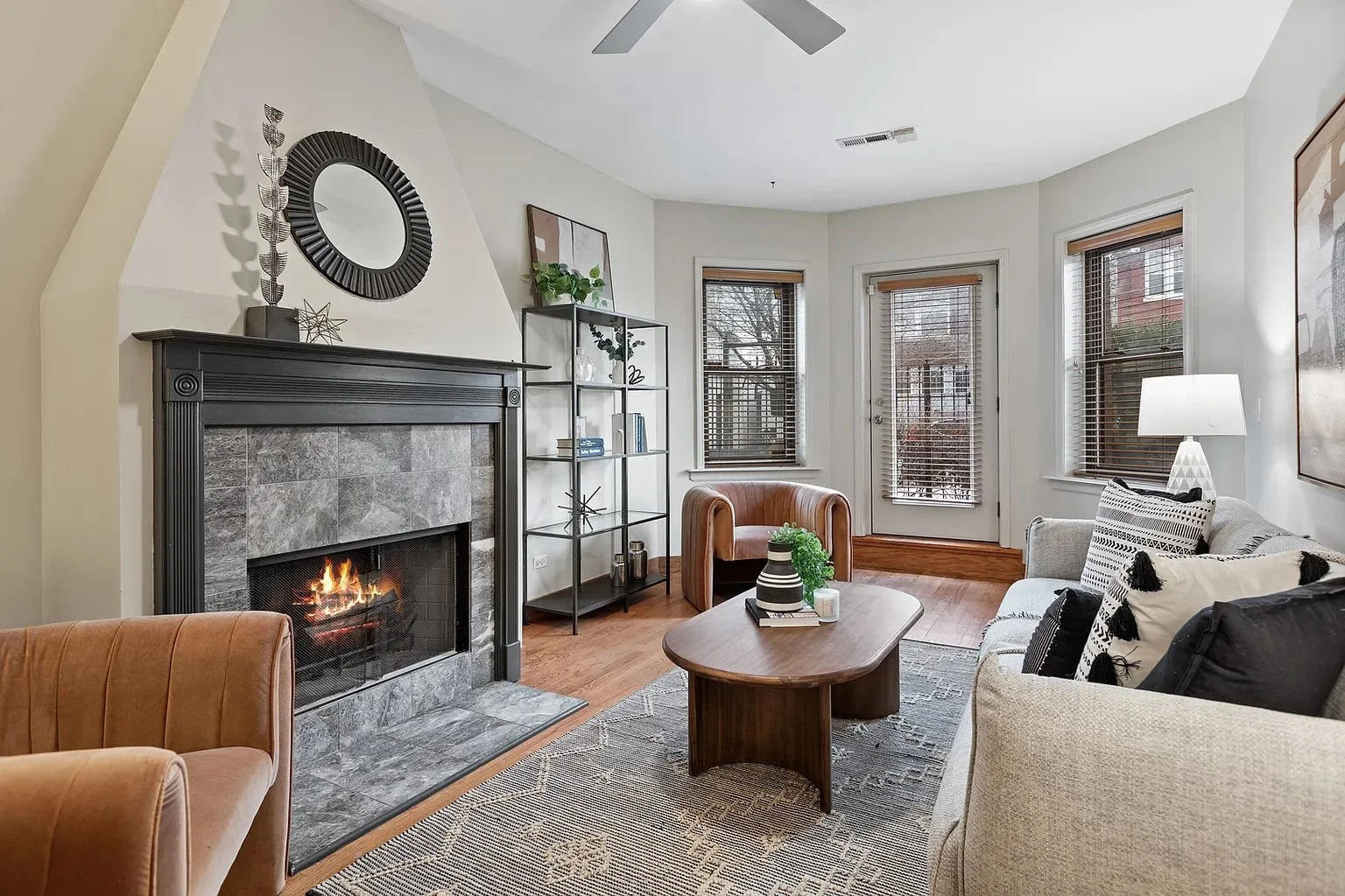 In rooms like this, the instinct is often to scale back with fewer pieces. But undefined space creates uncertainty. ⁣
⁣
Defined space creates connection.⁣
⁣
By introducing properly scaled furniture and thoughtful placement, we gave the room structure