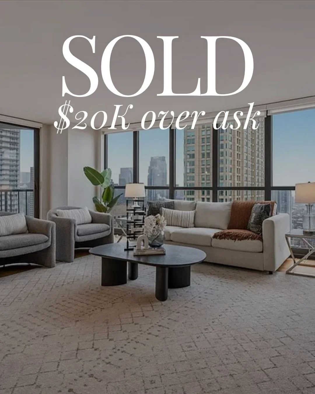 Presentation doesn&rsquo;t just support the listing. It can change the trajectory of the sale.⁣
⁣
This River North corner unit had been sitting on the market for a few months, unstaged with limited traction. After staging and relisting, the shift was