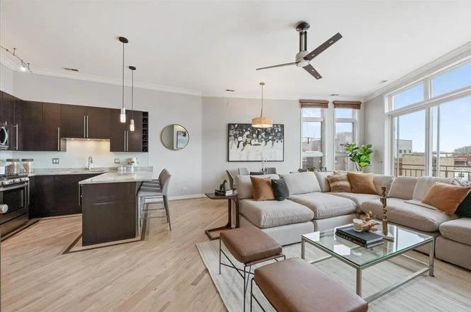 When a home sells $40K over ask its first weekend with multiple offers, it is rarely by accident.⁣
⁣
This living room presented a challenge from the start, with angled walls that made the layout feel unsettled and difficult to interpret. When buyers 