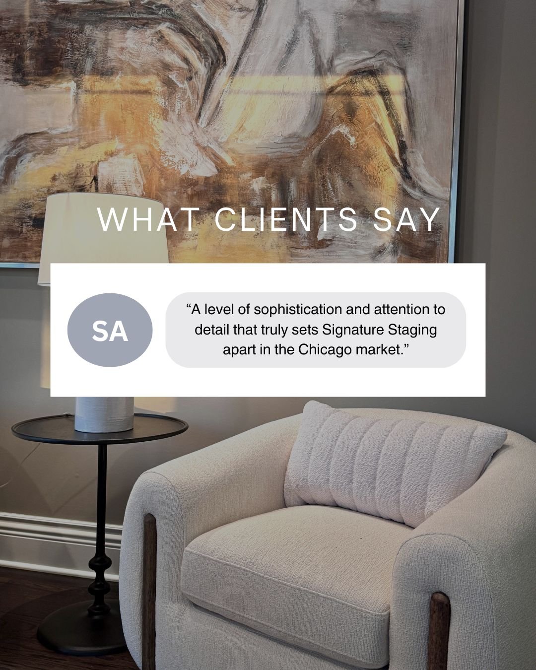 Our approach and design decisions are always made with the buyer in mind, every detail considered before the first showing.⁣
⁣
Words like these mean everything and reflect the standard we hold ourselves to every day.⁣
⁣
&ldquo;David brings a level of