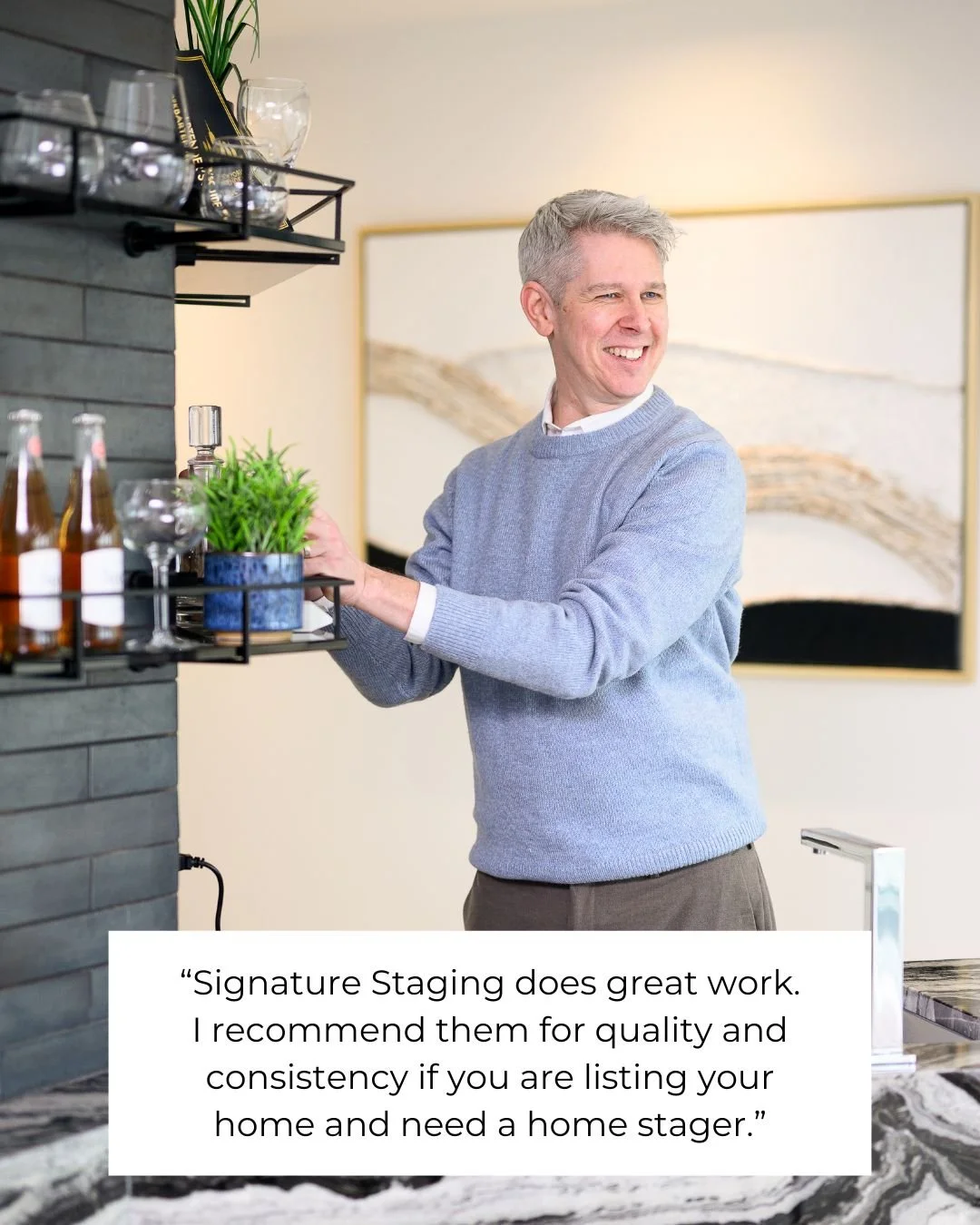 Quality and consistency. That's the standard we set on every project, and words like these remind us why it matters. ⁣
⁣

⁣
⁣
#signaturestaging #chicagohomestager #homestagingchicago #chicagohomesellers #chicagorealtors
