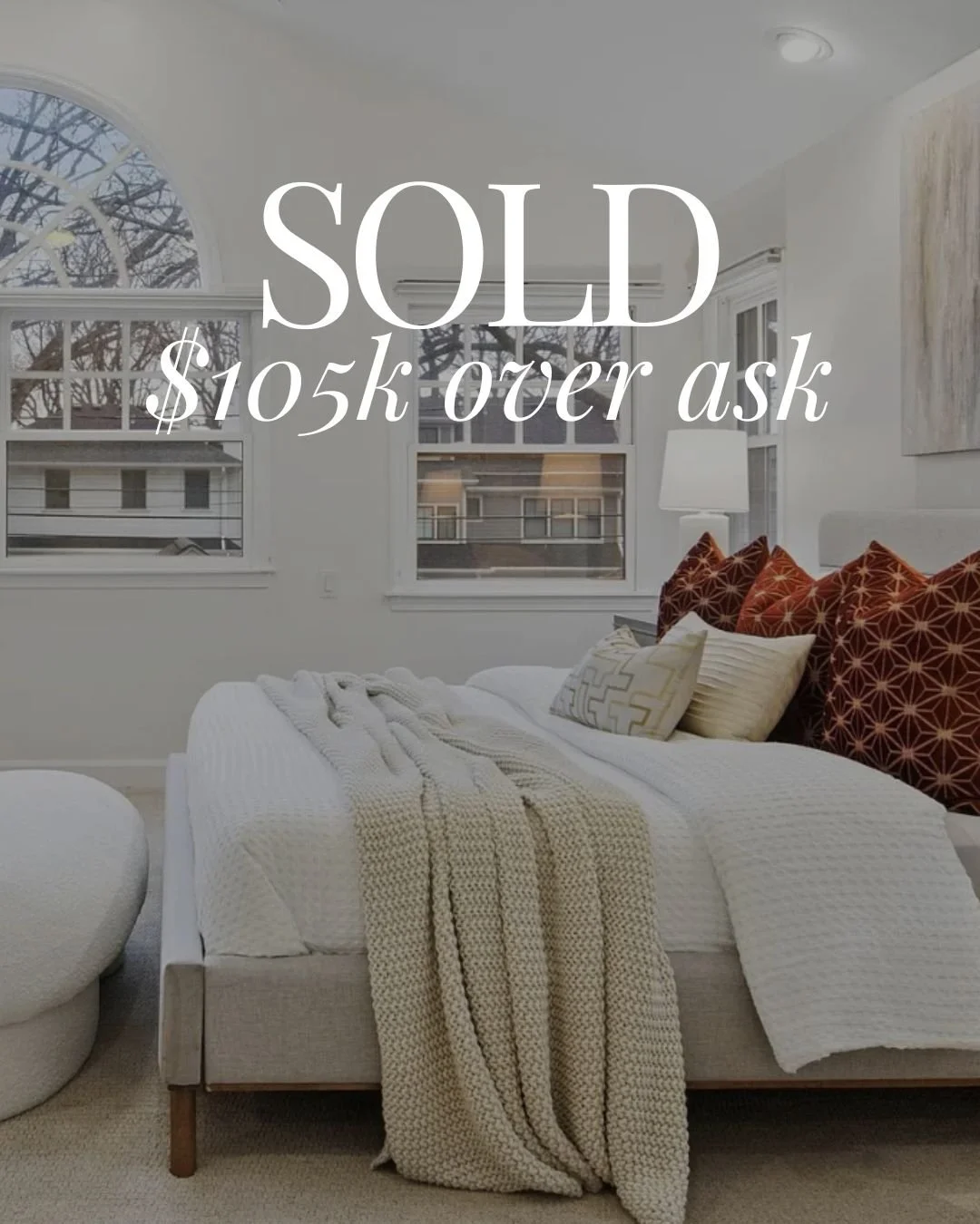 Staged, listed, and sold for $105,000 over ask&hellip;In 30 days.⁣
⁣
How, you ask? ⁣
⁣
This was strategy working at every level: photography, first impressions, flow, and the kind of emotional pull that makes buyers move fast and confidently.⁣
⁣
Chic
