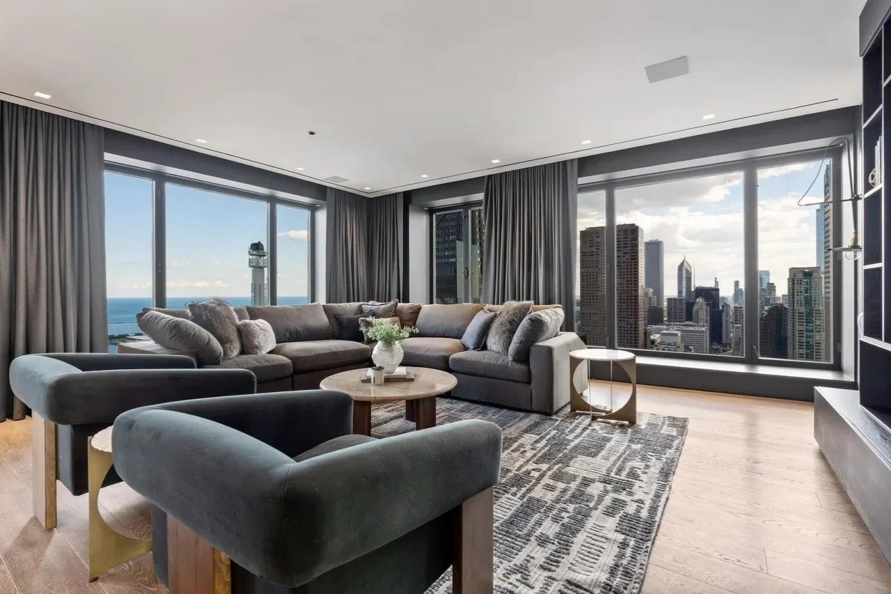 With nearly 9,000 square feet across two levels at One Magnificent Mile, and Lake Michigan on one side and the Chicago skyline on the other, this now sold home was already extraordinary.⁣
⁣
Our role was to make sure buyers felt that the moment they w