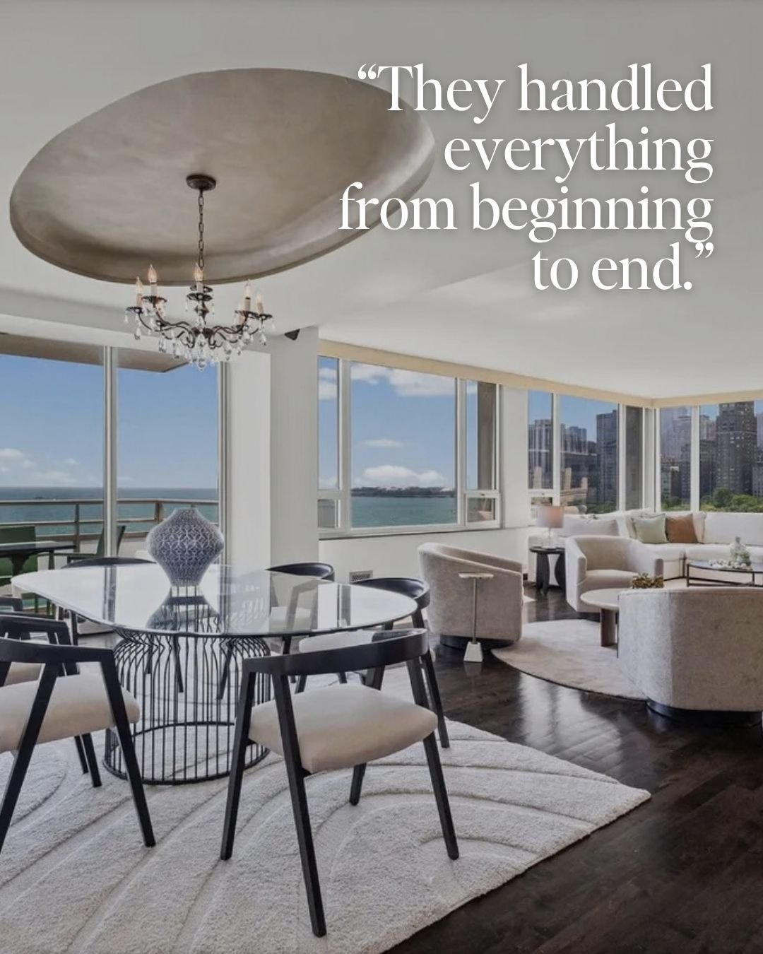 From selecting the pieces to coordinating delivery and pickup with the building manager, we manage every detail so Chicago agents can focus on the other moving pieces of a strategic sale, leaving the staging to us. And let&rsquo;s face it, in a manag