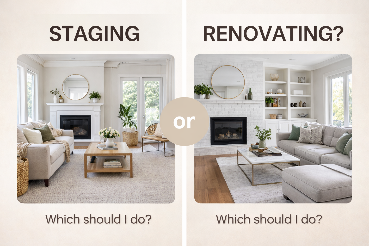 Should I stage or renovate in Chicago?