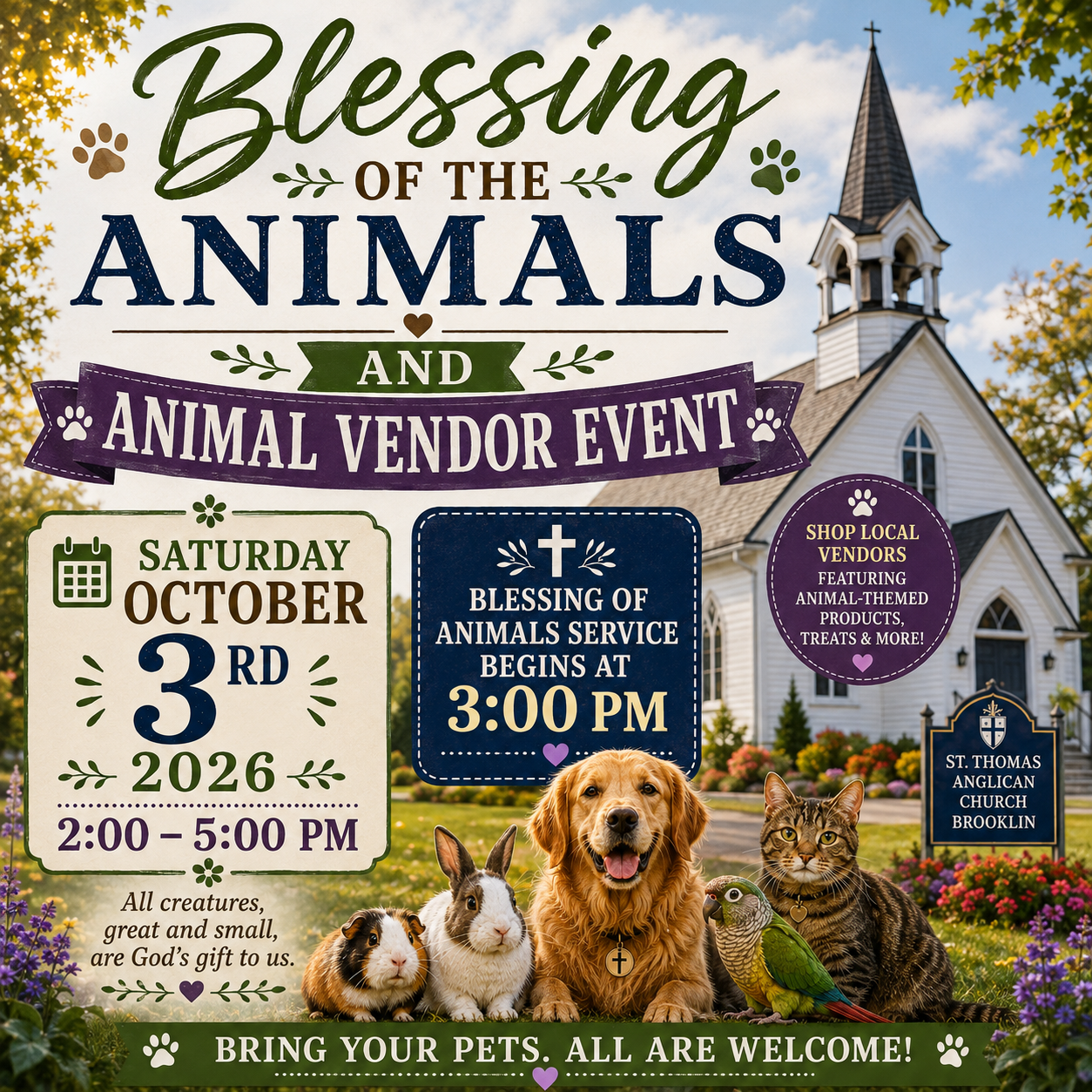 Blessing of  the Animals