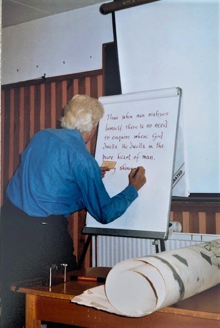 Keith teaching on a Summer School Retreat